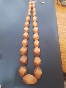 Modern Wooden Necklace