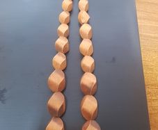 Modern Wooden Necklace