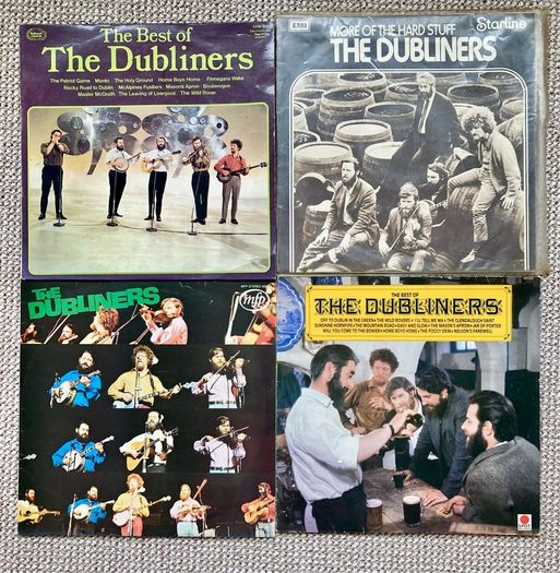 Four Dubliners vinyl LPs