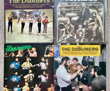 Four Dubliners vinyl LPs