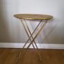 Moroccan Style Gold Filigree  Folding Side Table Image 3