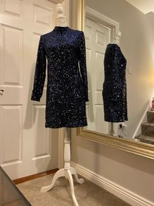 Dress   Warehouse blue sequins
