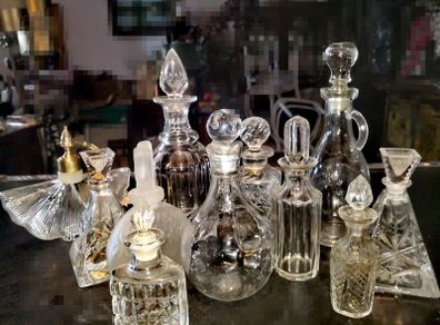 Glass collection some uranium, manganese whatever