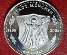Germany Silver Proof Medal - 850 Years Munich 1158-2008 Residenz