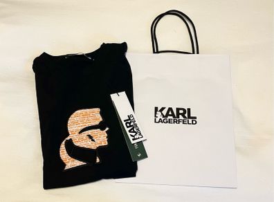 Karl Lagerfeld classic organic cotton T-shirt with bag