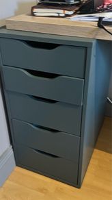 ikea alex drawers with desk top and legs