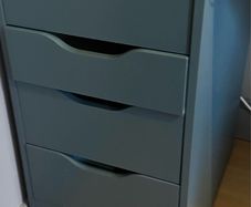 ikea alex drawers with desk top and legs