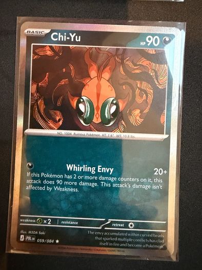 Set of 4 Pokemon Cards Zarude, Chi-Yu, Yveltal, Chien-Pao