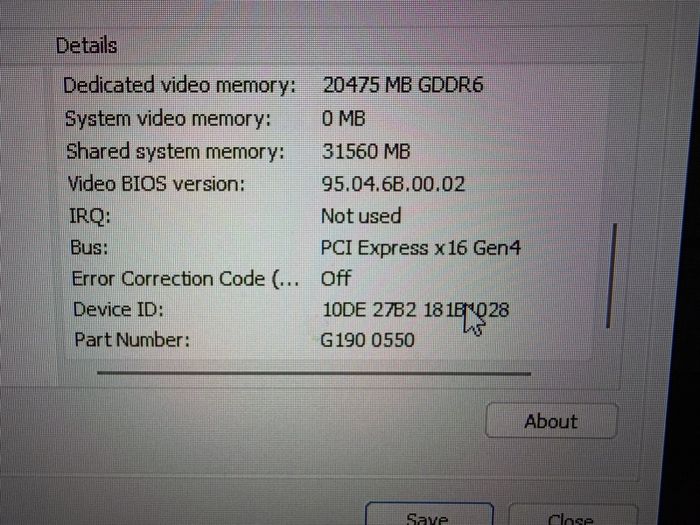 Nvidia Rtx4000 Ada 20gb Ddr6