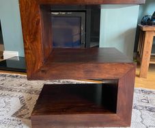 Side table - solid walnut