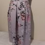 Boohoo Pastel Floral Box Pleat Lilac Skirt NEW WITH TAGS Image 5