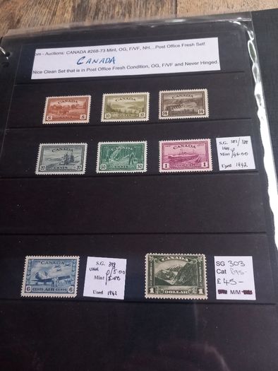 Canadian stamps, some rare, D18 Free Reg post