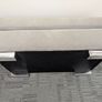 pouffe grey sitting Image 6