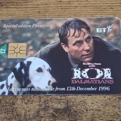 UK BT 2 GBP Phonecard "101 Dalmatians", used, 1996, No. 1 of 6 - free standard postage