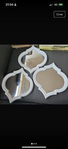 Three small mirrors