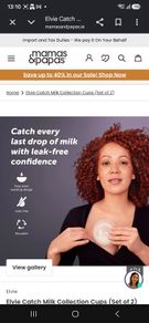 Elvie catch milk collection cups