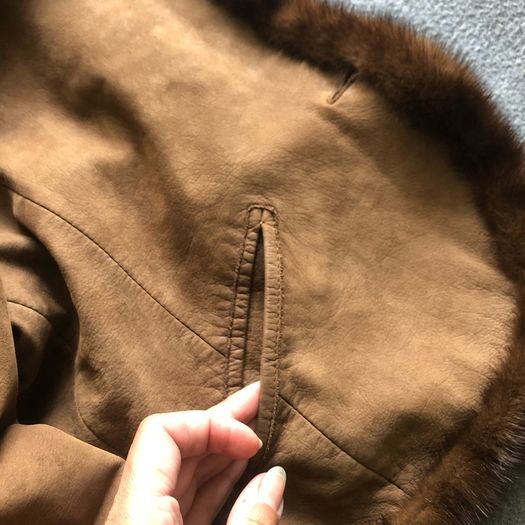 Sheepskin coat