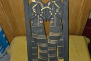Mid Century Thailand Carved Wooden Wall Art