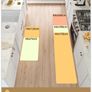 Brand New Kitchen Runner Rug Anti-Fatigue Washable Non-Slip Leather Image 2