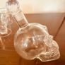 Skulls Glass Decanter Bottle with 6 shot glasses Image 6