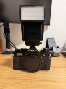 Canon AE1 Program body and flash