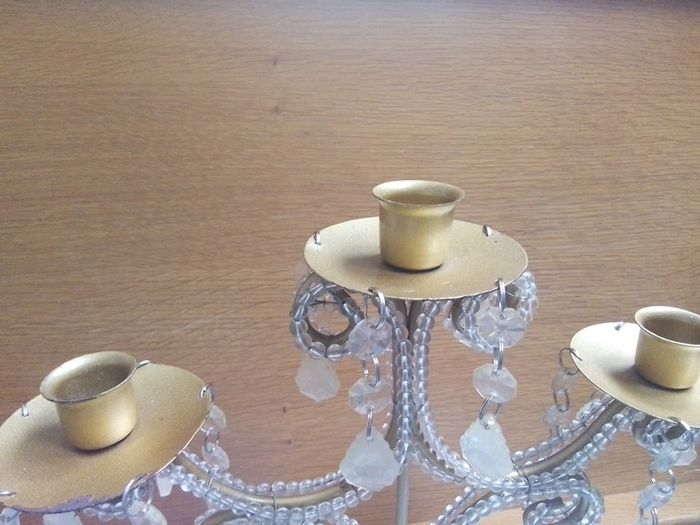 Vintage Shabby Chic Candleabra