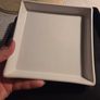 2 square ikea plates black and white Image 5