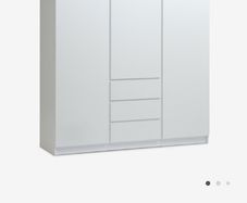 Wardrobe, Used to big for the bedroom. Only one year old. Can have it dissembled or if buyer would like to dismantle themselves more than welcome
