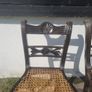 vintage ebony dining chairs Image 3