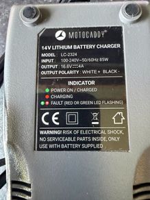 golf trolley battery chargers