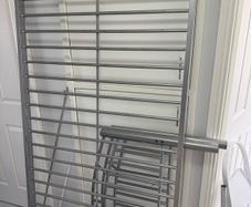 Single metal bedframe