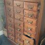 Shannon filling cabinet- mahogany. Image 3