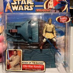 Star Wars - Obi- Wan ( AOTC ) with force-flipping action