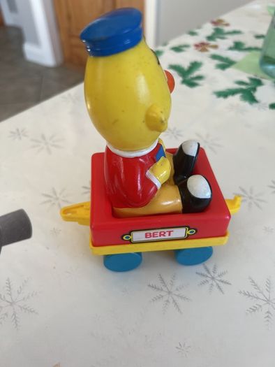 Vintage Muppets Seasame street BERT train car