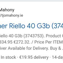 Oil Burner riello 40 G3B