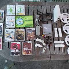 Wii Console, controllers, accessories, games bundle