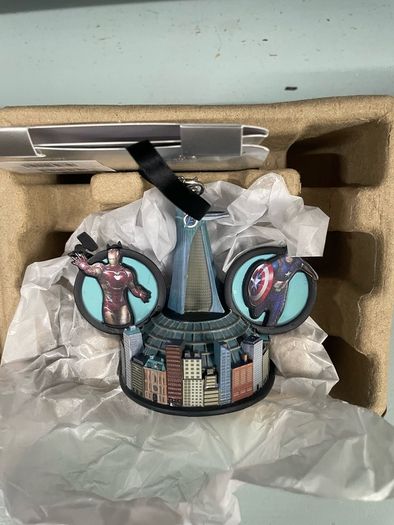Marvel Light-Up Ears Hat Ornament