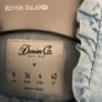 Denim Fitted Blouse Brand New Image 5