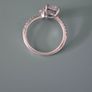 Pandora Double heart ring Size 54 Image 3