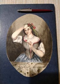 Painting  Oil On Hard Paper