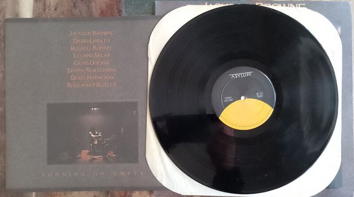 Jackson Browne - Running On Empty Vinyl LP (1984) US Music Club Edition Pop Rock Folk EX+