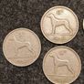 1940s Irish Sixpence SET 1942 Silver 1946 1947 1949 x2 Emergency Issue 7 Coins Image 7