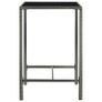 5 Piece Garden Bar Set Poly Rattan Grey Image 4