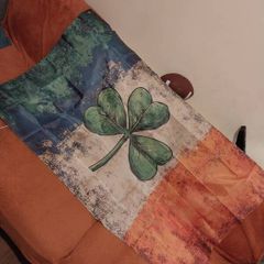 Ireland world cupFlags Irish Flag Shamrock Tricolor Flag - Heavy-Duty vintage old looking