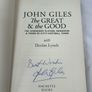 SIGNED John Giles The Great & The Good Hardback Leeds Ireland Football Legend Image 2