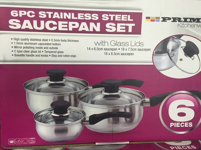 Stainless Steel Pot Pots Set of 3