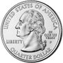 USA Quarter 1/4 Dollar / 25c - Dollar Washington Quarter, Commemorative Coin Image 2