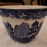 Antique blue and white willow pattern Image 6