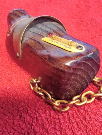 Vintage Wooden Clog Souvenir Thermometer
