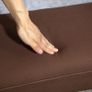 Bench Banquette Contemporary Design curved armrests Great Comfort 102L x 36l x 51H cm Brown Image 4